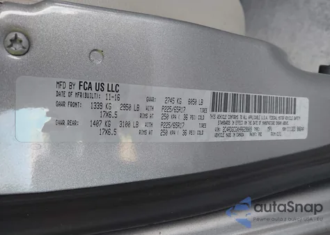 2017 Dodge Grand Caravan Sxt из США, поврежденный, VIN 2C4RDGCGXHR629909